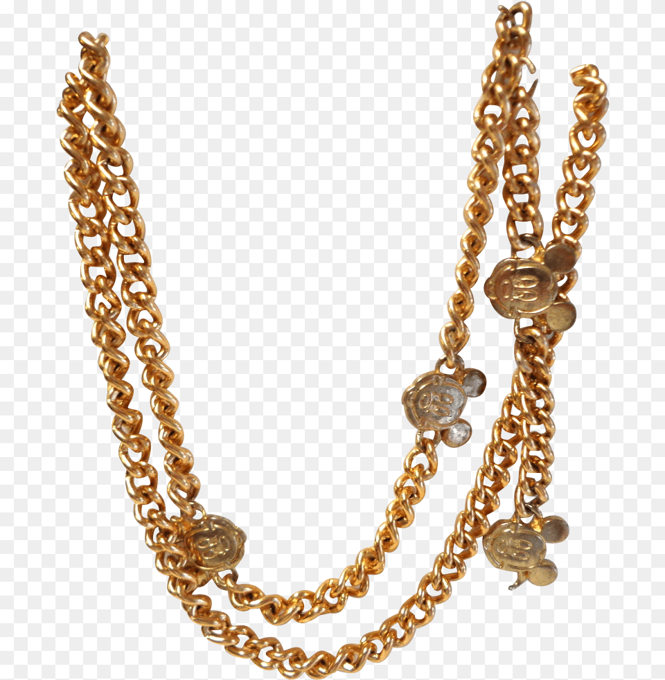 Two Toned Gold Chains Chain Belt, Accessories, Jewelry, Necklace, Diamond Free Png