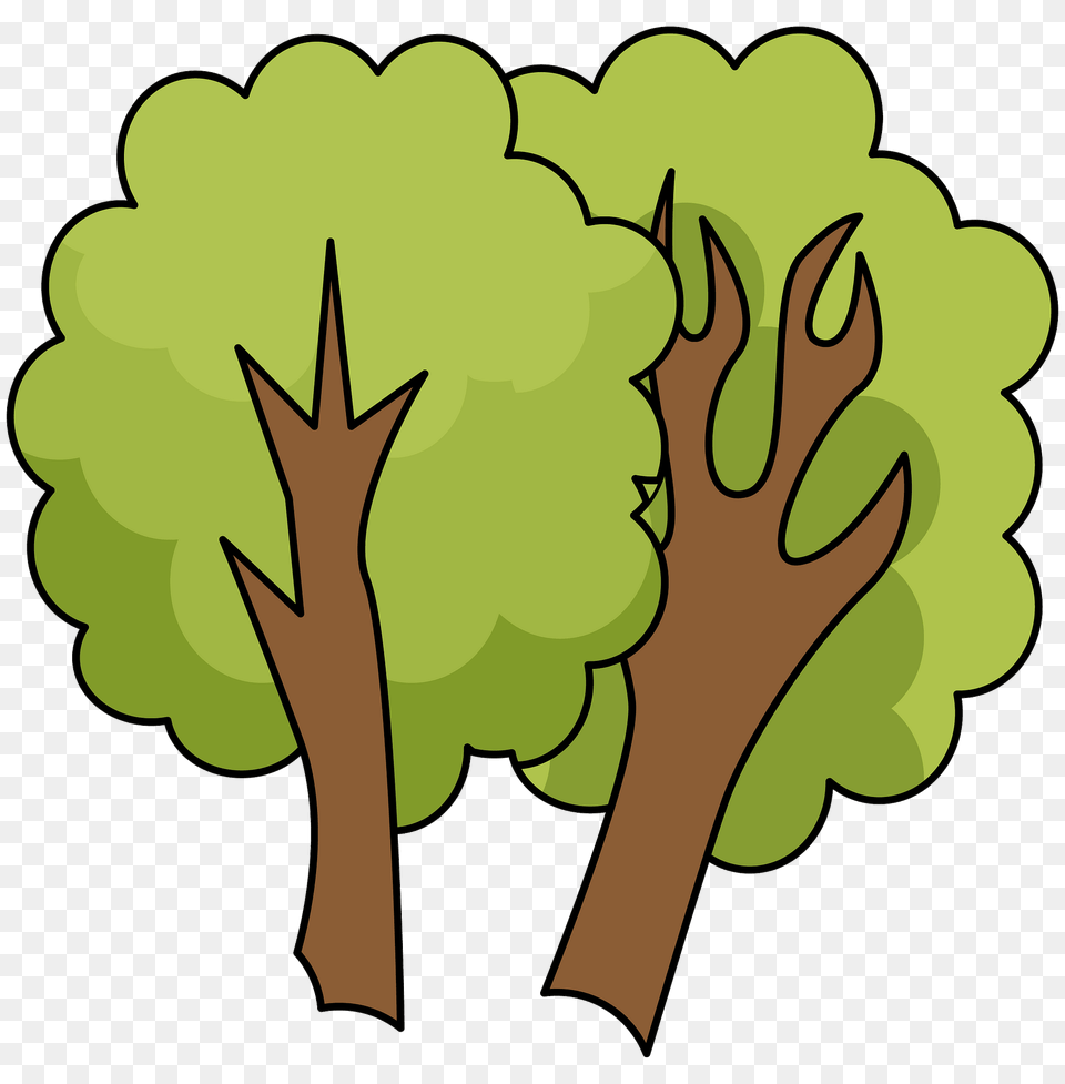 Two Trees Clipart, Electronics, Hardware, Body Part, Hand Free Transparent Png