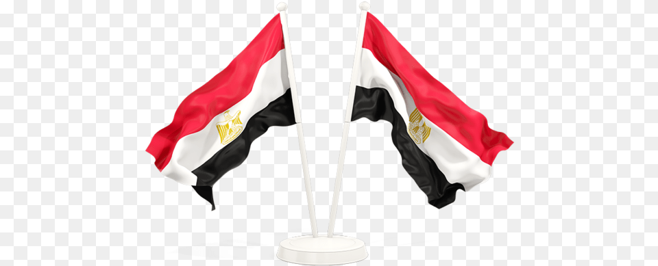 Two Waving Flags El Salvador Flag Waving, Egypt Flag Free Png