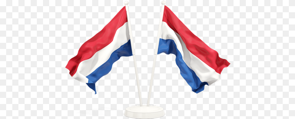 Two Waving Flags El Salvador Flag Waving, Netherlands Flag Free Png