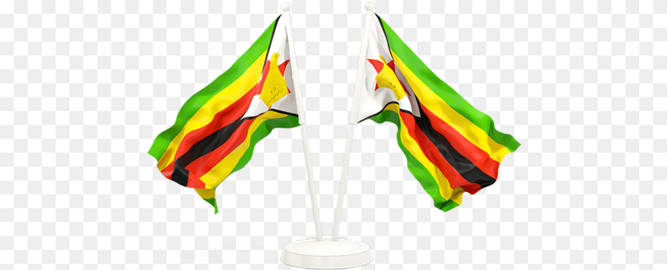 Two Waving Flags South Africa Flag Zimbabwe Free Transparent Png
