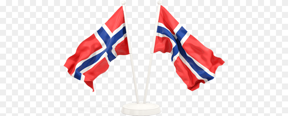 Two Waving Flags Waving Bangladesh Flag, Norway Flag Free Png