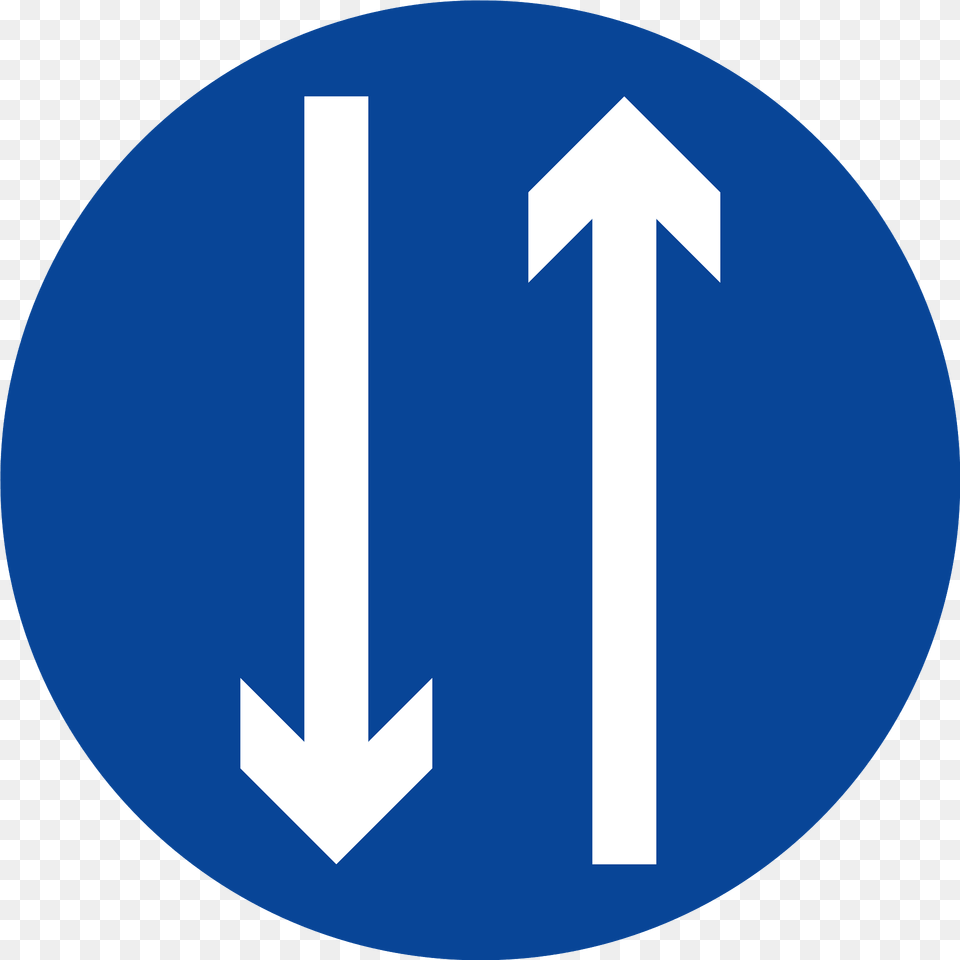 Two Way Traffic Ahead Sign In Philippines Clipart, Electronics, Hardware, Symbol, Number Free Transparent Png