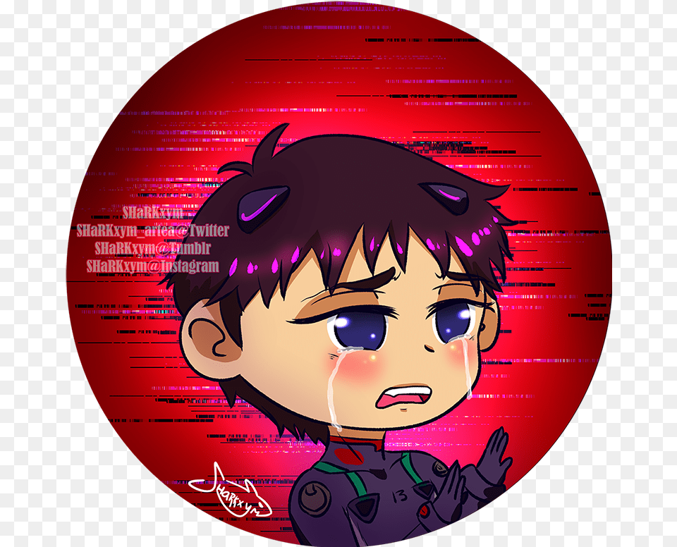 Twoucan Kaworu Shinji Ikari Circle Icon, Baby, Person, Face, Head Free Png Download