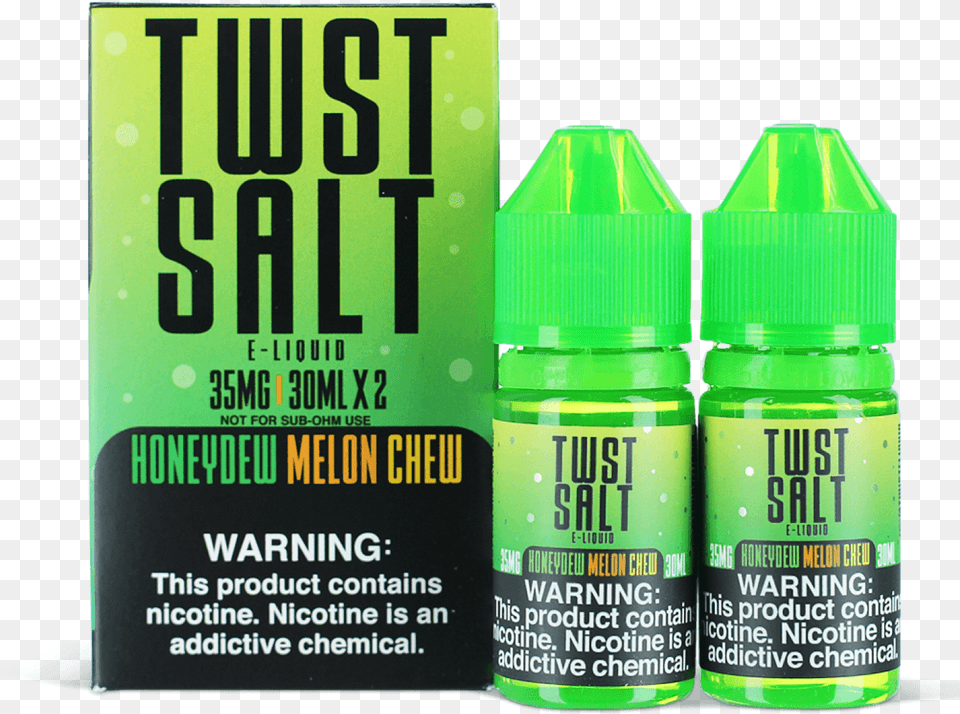 Twst Honeydew Melon Chew Salts Energy Drink, Bottle, Can, Tin, Cosmetics Free Png Download