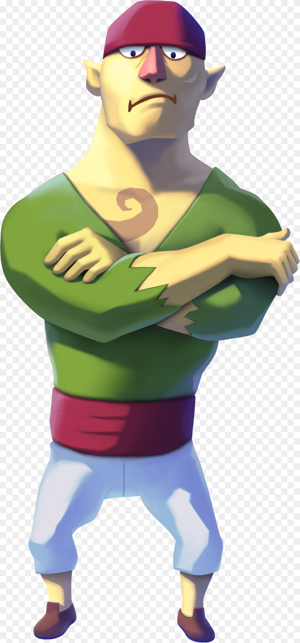 Twwhd Gonzo Artwork Zelda Wind Waker Pirate, Elf, Person, People, Adult Png Image