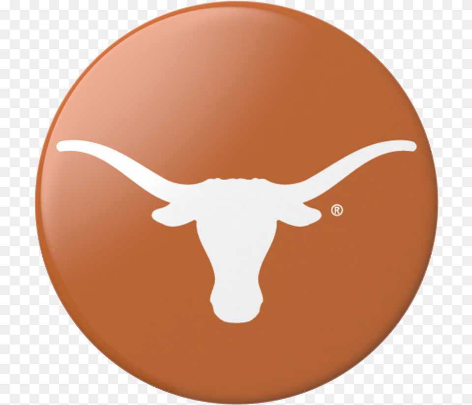 Tx Longhorns Orange Popgrip Texas Longhorn Orange, Animal, Cattle, Livestock, Mammal Png Image