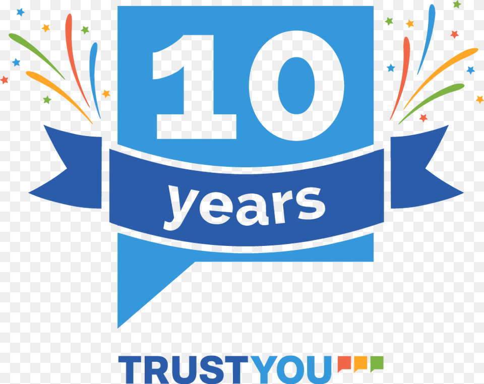 Ty 10 Years Full Color 10 Years Anniversary, Logo Png Image