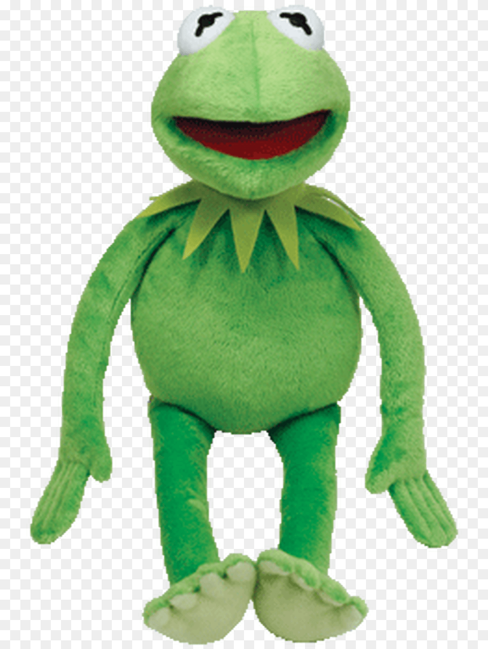 Ty Bean Buddies Muppets Kermit The Frog 13 Inch Plush Kermit The Frog Soft Toy, Green, Face, Head, Person Png