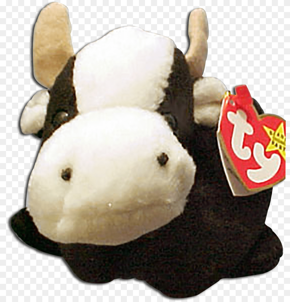 Ty Beanie Babies Daisy The Black And White Cow Stuffed Stuffed Animals Black Cow, Plush, Toy Free Png Download