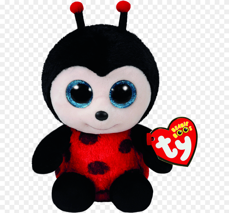 Ty Beanie Boo Izzy The Ladybug Beanie Boo Izzy Lady Bug, Plush, Toy Free Png