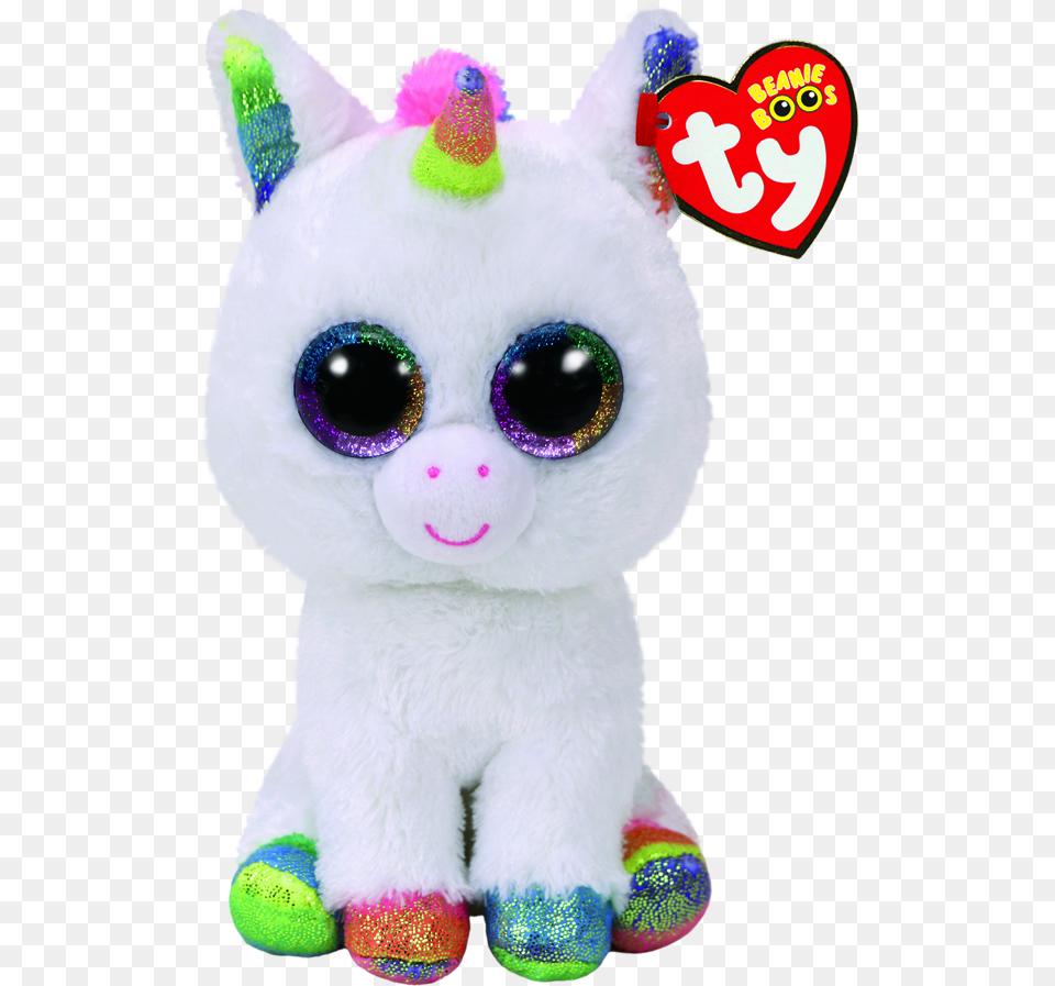 Ty Beanie Boo Pixie The Unicorn White Unicorn Beanie Boo, Plush, Toy, Ball, Sport Free Transparent Png