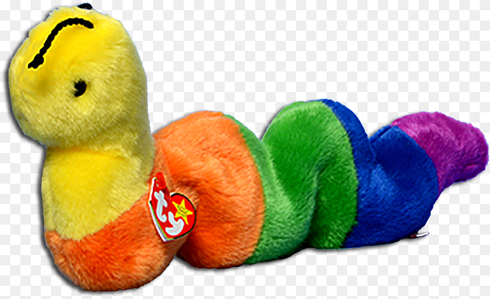 Ty Beanie Buddies Inch The Worm Stuffed Transparent Beanie Baby, Plush, Toy Free Png Download