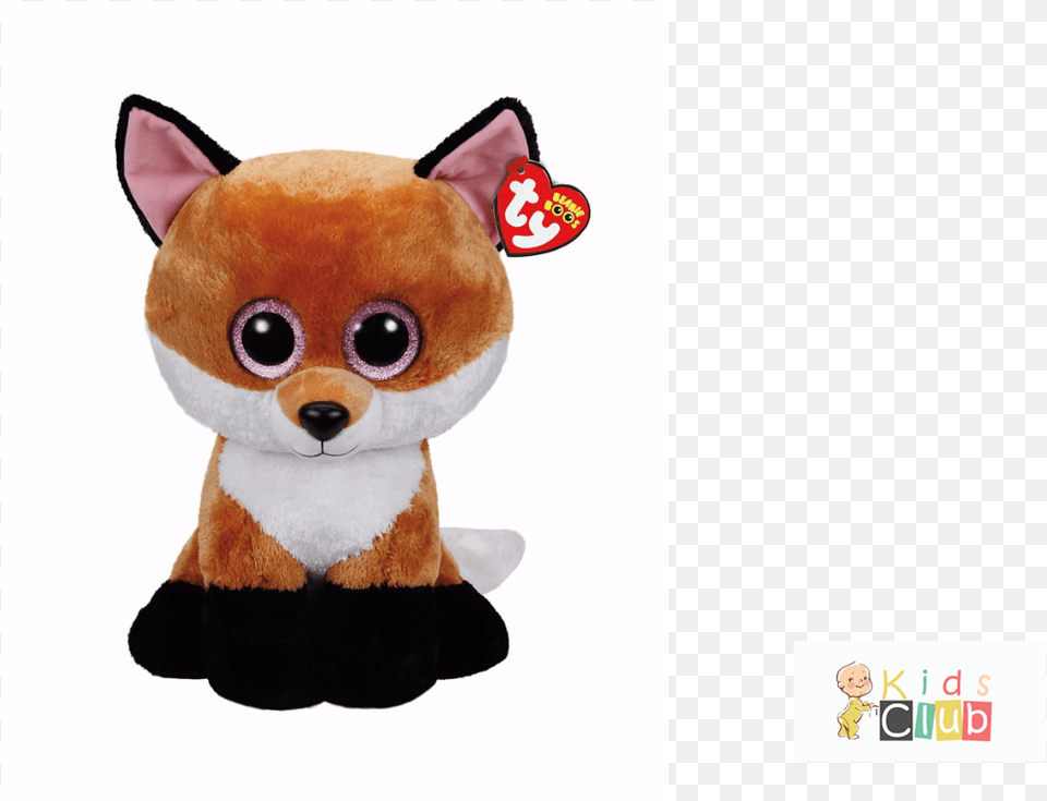 Ty Beanies Large Slick Fox, Plush, Toy, Person, Face Free Png