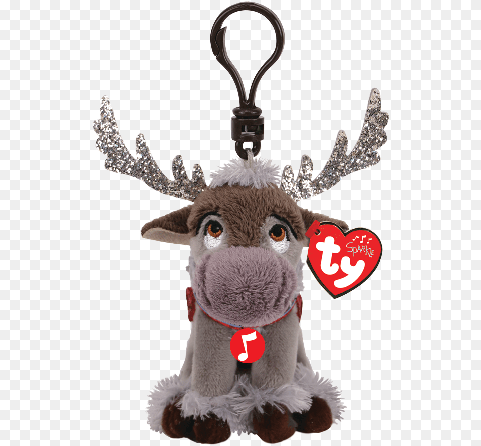Ty Frozen Sven Frozen 2 Reindeer With Sound Clip Ty Frozen 2 Plush Sven, Accessories, Toy Free Png