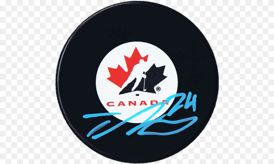 Ty Smith New Jersey Devils Autographed Team Canada Canada World Junior Roster 2019, Logo, Symbol, Emblem, Toy Free Png