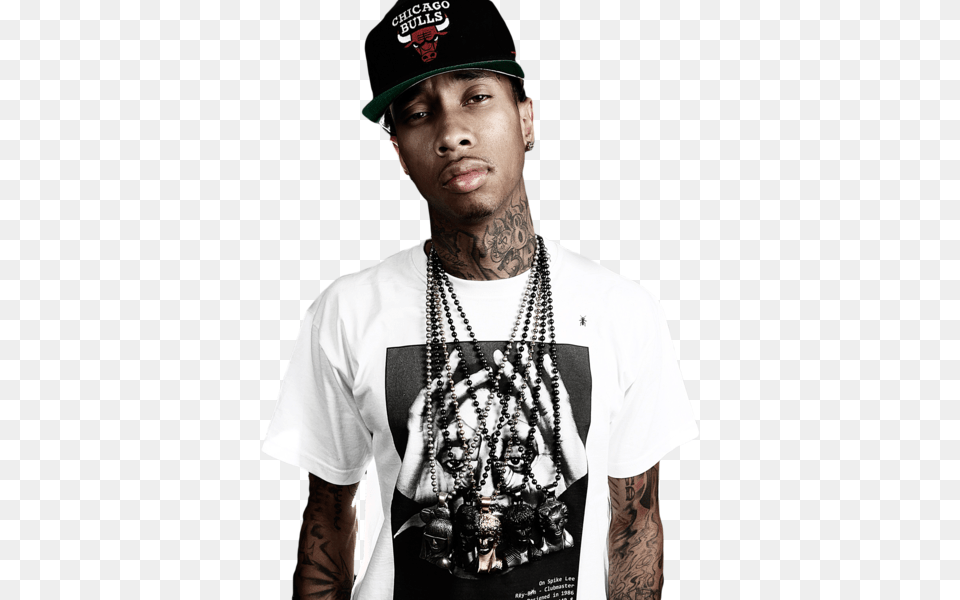 Tyga W Snapback Hq Tyga Quotes About Swag, Tattoo, Person, Hat, Skin Png