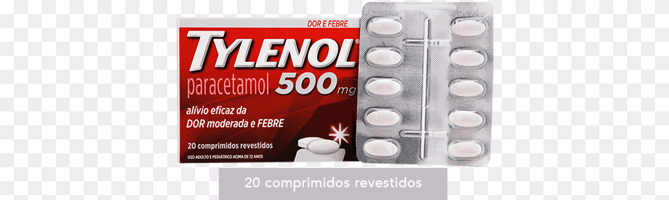 Tylenol 500mg Tylenol Coldflu Severe Caplets 24 Count, Medication, Pill Free Png Download