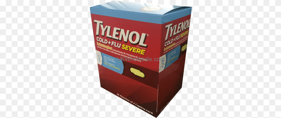 Tylenol Cold Flu Severe Wholesale Tylenol Cold Flu Severe, Box, Cardboard, Carton, Mailbox Free Transparent Png