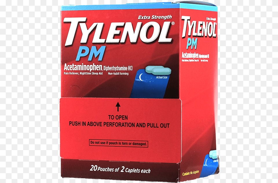 Tylenol Pm Extra Strength, Box, Book, Publication Png