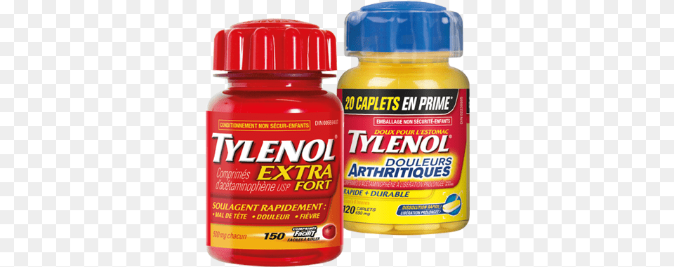 Tylenol Tylenol Extra Strength Eztabs 150 Tablets, Food, Ketchup, Paint Container Free Transparent Png