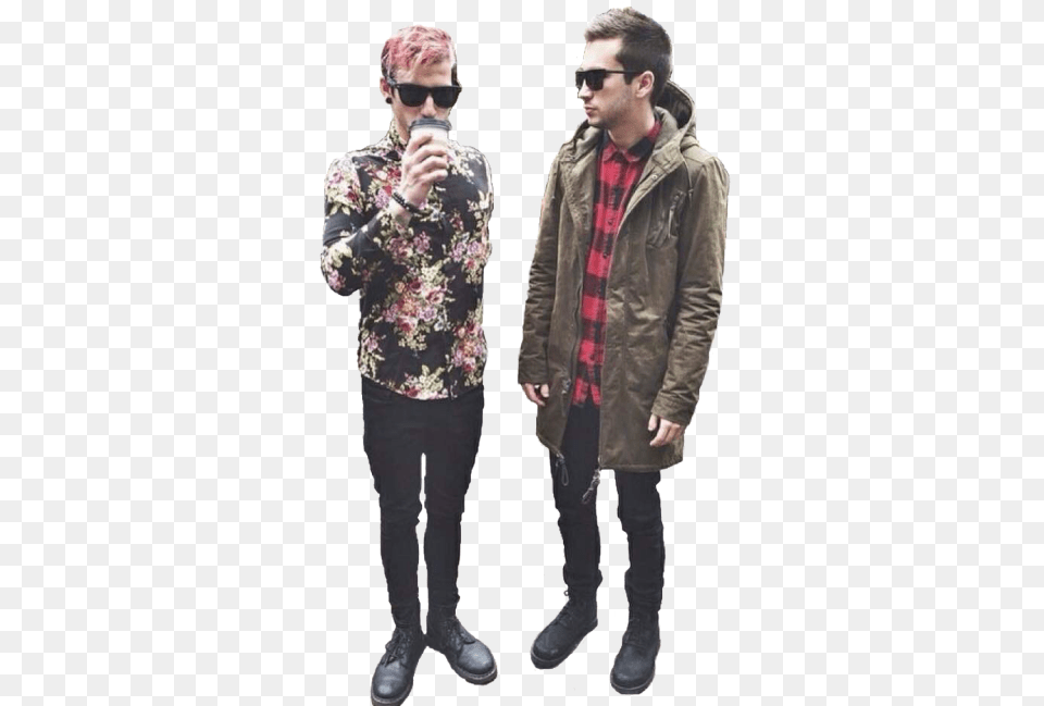 Tyler And Josh, Jacket, Clothing, Coat, Person Free Png Download