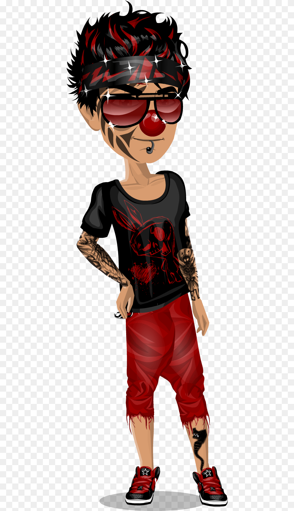 Tyler Cx Vip Msp Boy Outfits, Person, Tattoo, Skin, Adult Png Image