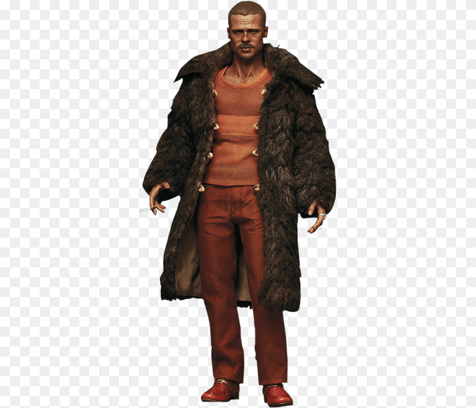 Tyler Durden Special Two Pack 16th Scale Action Figures Tyler Durden Coat, Clothing, Adult, Fashion, Male Png