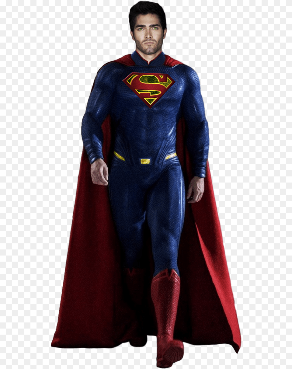 Tyler Hoechlin Superman, Adult, Cape, Clothing, Person Free Transparent Png