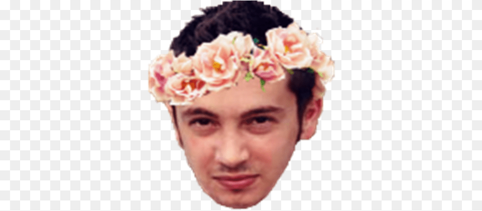 Tyler Joseph Images In Hair Crown Flower, Accessories, Flower Arrangement, Plant, Adult Png Image