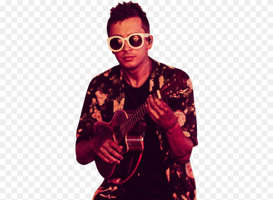 Tyler Joseph Round Glasses, Accessories, Person, Musical Instrument, Man Png