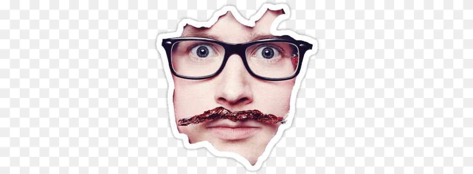 Tyler Oakley Merch Redbubble Binge Als Buch Von Tyler Oakley, Accessories, Face, Glasses, Head Free Png Download