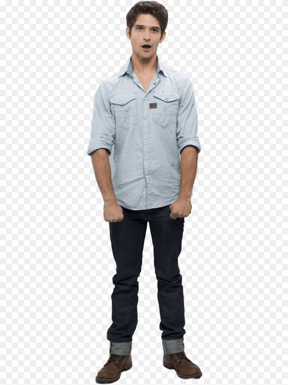 Tyler Posey Pic, Standing, Sleeve, Shirt, Person Free Png