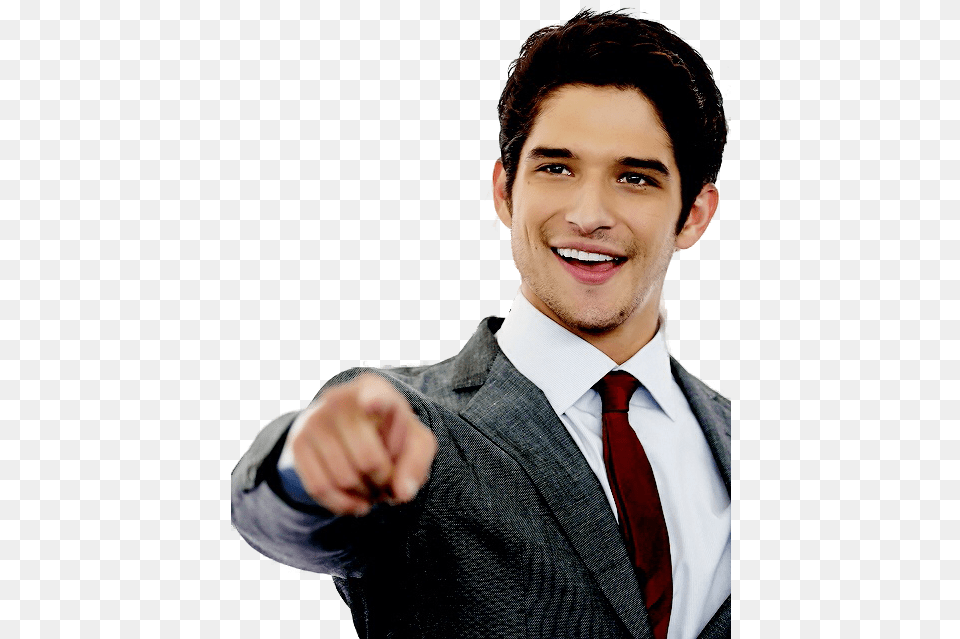 Tyler Posey Teen Wolf And Scott Mccall Image Tyler Posey, Accessories, Suit, Person, Hand Free Png Download