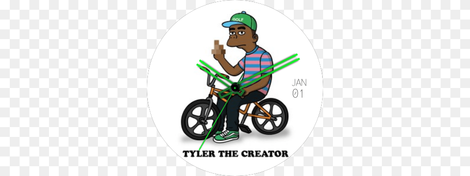 Tyler The Creator For G Watch R, Person, Bicycle, Face, Head Free Png