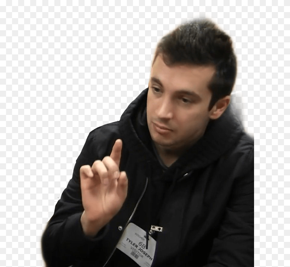 Tylerjoseph Tyler Twentyonepilots Tp Sticker Reaccin Memes De Tyler Joseph, Portrait, Photography, Person, Head Free Transparent Png