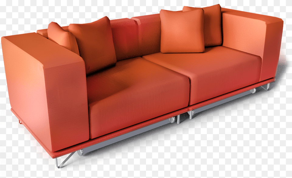 Tylosand 3 Seat Sofa Bed3d Viewclass Mw 100 Mh 100 Studio Couch, Furniture, Blade, Dagger, Knife Png Image