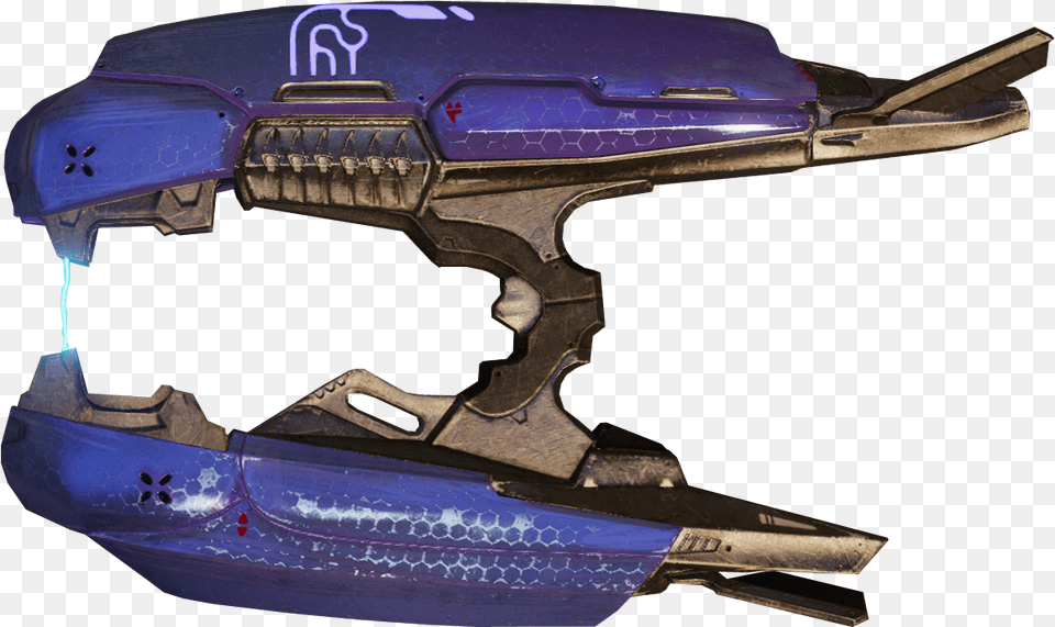 Type 25 Directed Energy Rifle Halo Covenant Plasma Rifle, Helmet, Crash Helmet, Gun, Weapon Png Image