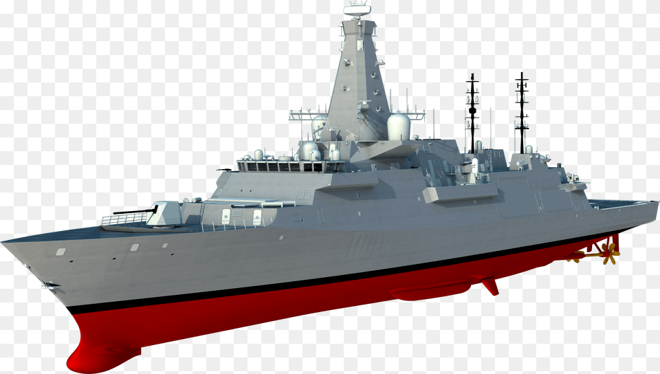 Type 45 Destroyer, Watercraft, Vehicle, Transportation, Ship Free Png Download
