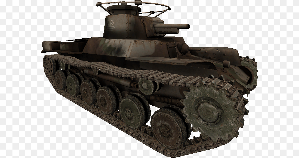 Type 97 Destroyed Model Waw Call Of Duty World At War Japanese Tank, Weapon, Vehicle, Transportation, Military Png Image
