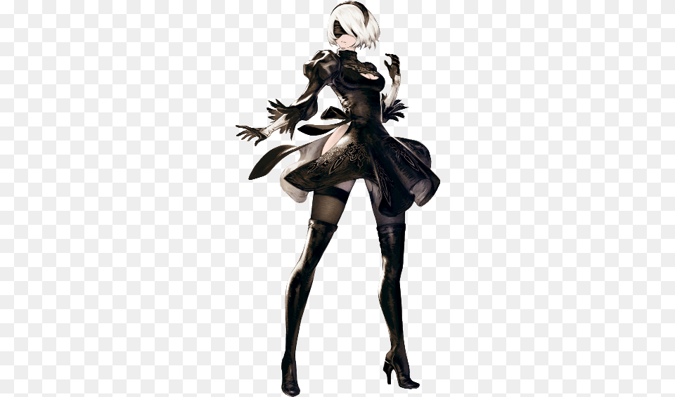Type B Nier Automata Wallpaper, Person, Clothing, Costume, Adult Free Png