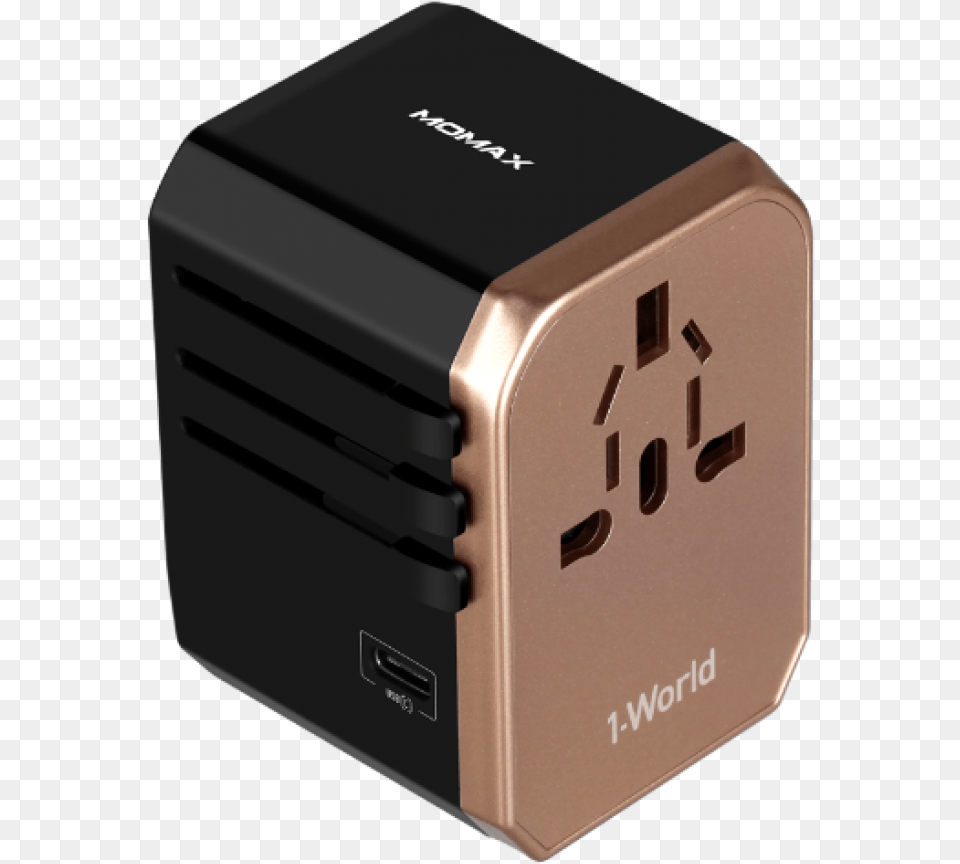 Type C And 4 Usb Ac Travel Fast Charge Adapter Usb C, Electronics, Mailbox, Plug Free Png Download