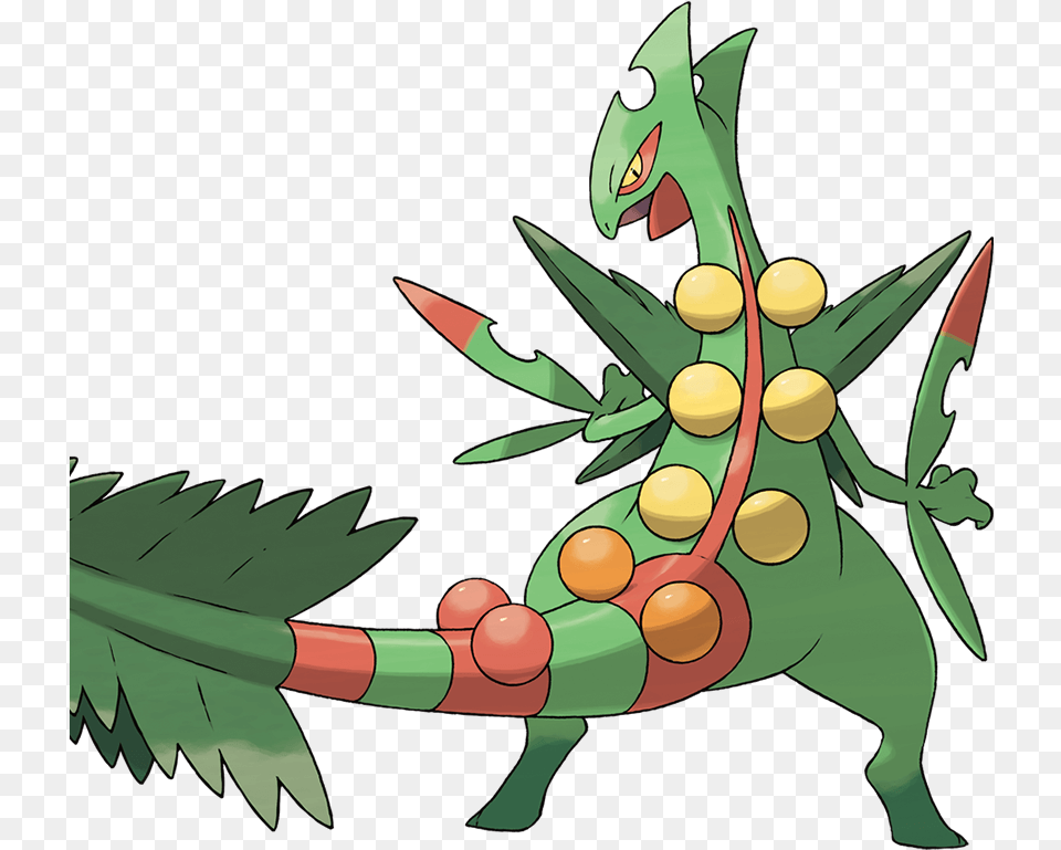 Type Changes With Mega Evolution Sceptile Pokemon, Animal, Fish, Sea Life, Shark Free Transparent Png