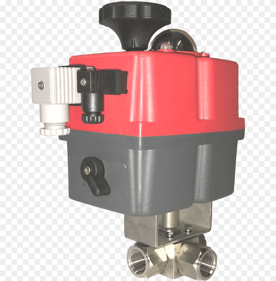 Type E2913 6000psi High Pressure3 Way Stainless Steel Ball Valve, Machine, Wheel, Device, Power Drill Png