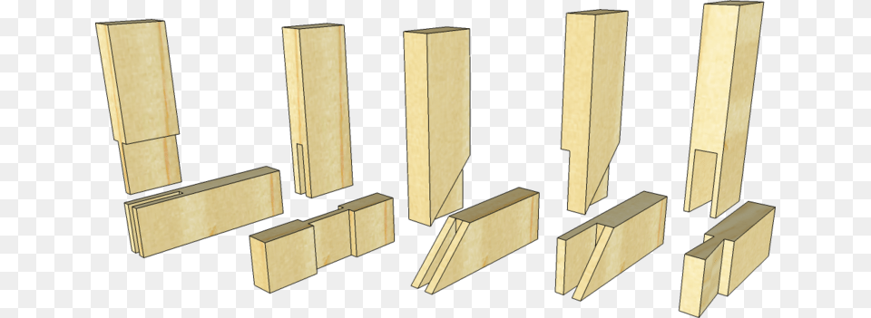 Types Of Bridle Joint Mitred Corner Bridle Joint, Fence, Plywood, Wood, Domino Free Png Download