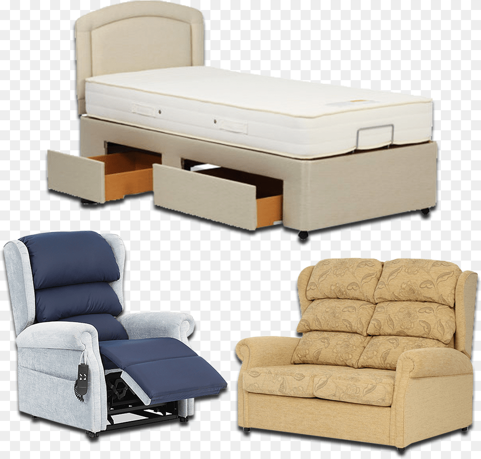 Types Of Chair Beds Bed Frame, Furniture, Couch Free Transparent Png