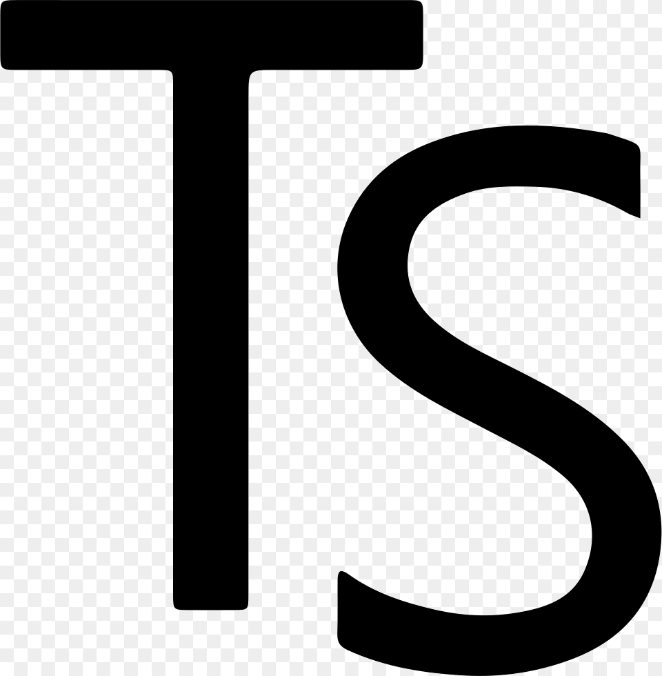 Typescript Typescript Logo Black, Symbol, Number, Text Free Png Download