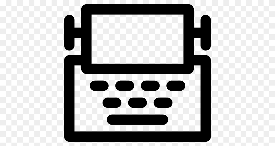 Typewriter, Electronics, Stencil, Phone Png