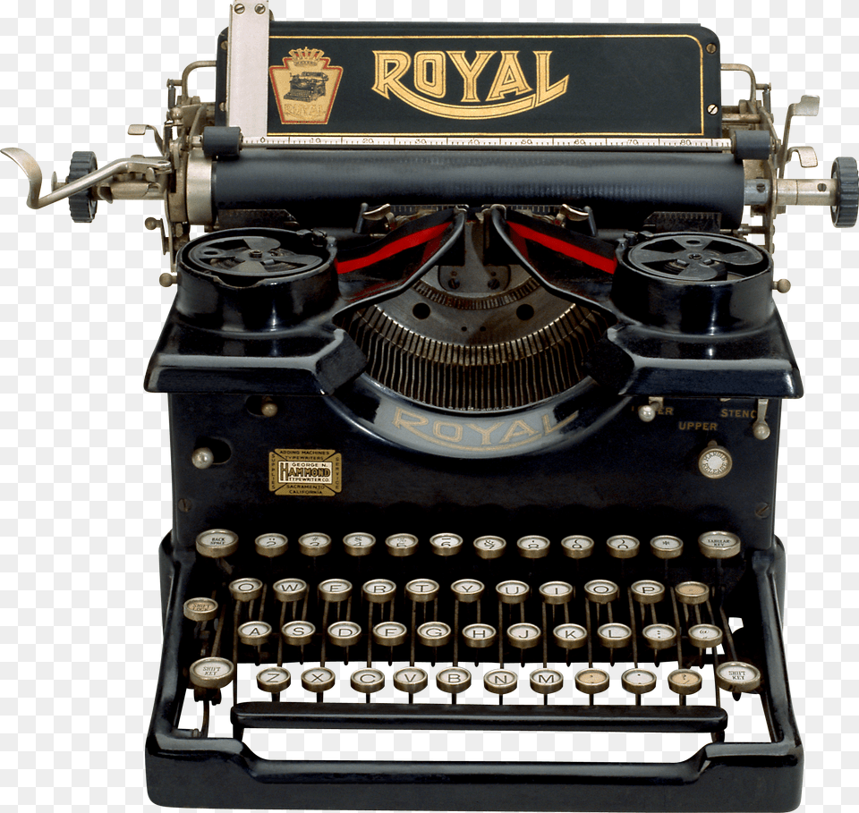 Typewriter, Machine, Computer Hardware, Electronics, Hardware Png Image