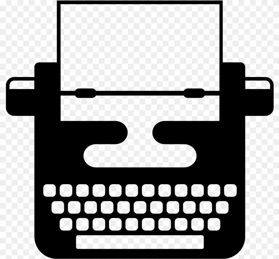 Typewriter, Gray Png Image